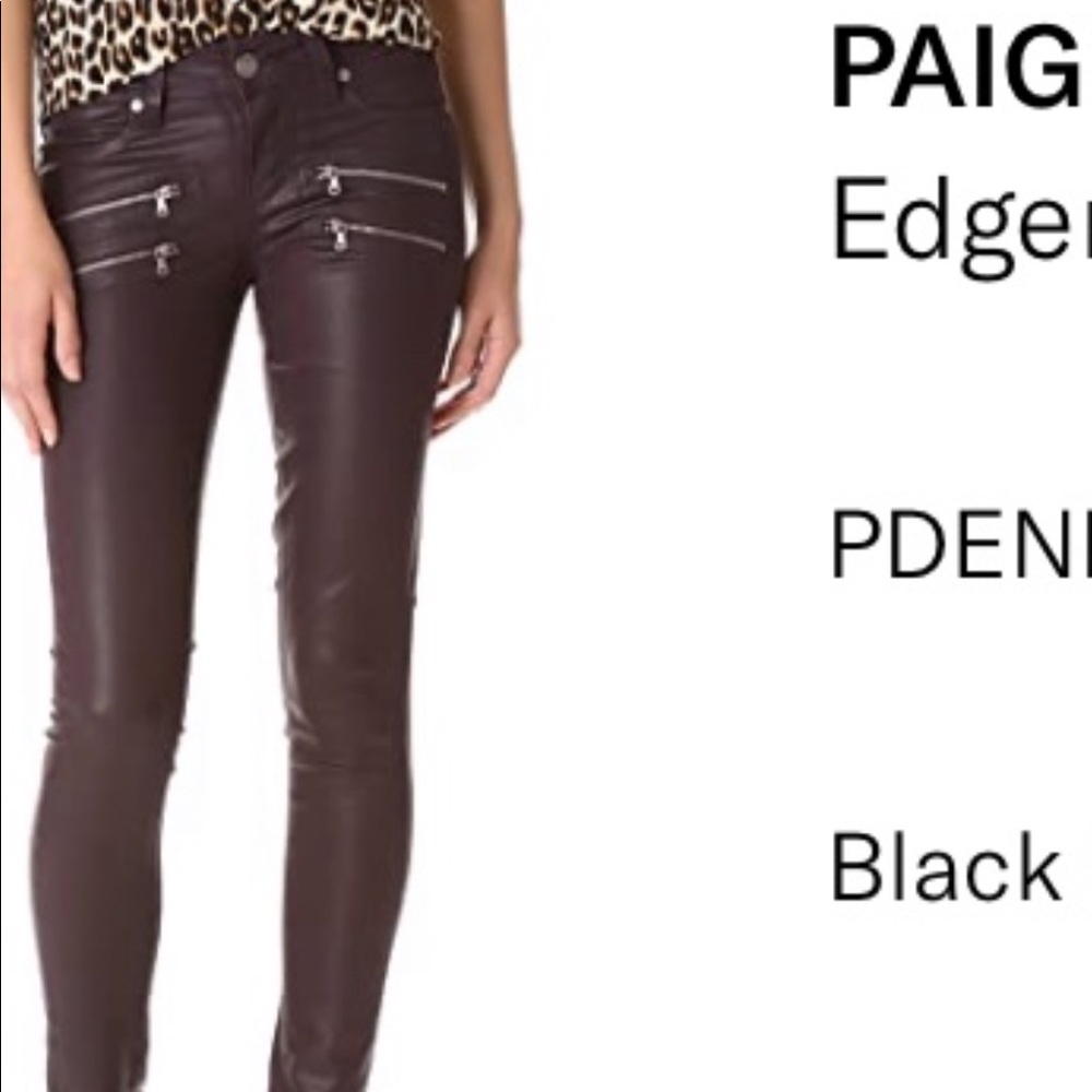 Paige Coated Denim Jeans